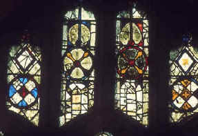 The top of the window